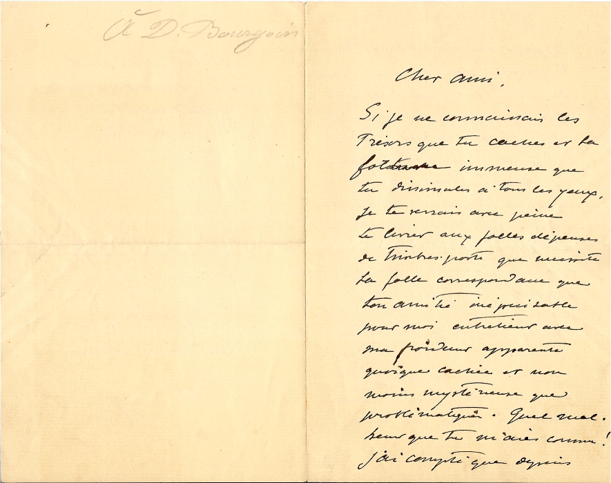 Lettre a desire bourgouin recto